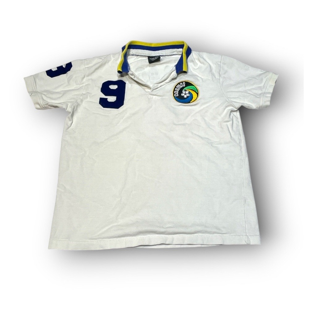TOFFS New York Cosmos 1980 Home Jersey Giorgio Chinaglia #9 Retro Shirt Size L⁠